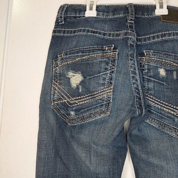 BKE Denim Aiden Bootleg Distressed Blue Jeans Men's Size 29/R - Picture 9 of 15